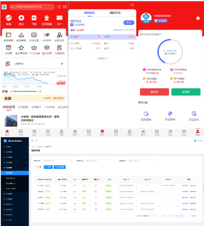 2024最新股票系统源码 附教程